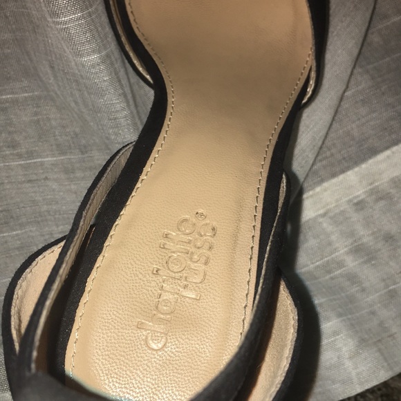 Charolette Russe Black Strappy heels - Picture 4 of 5